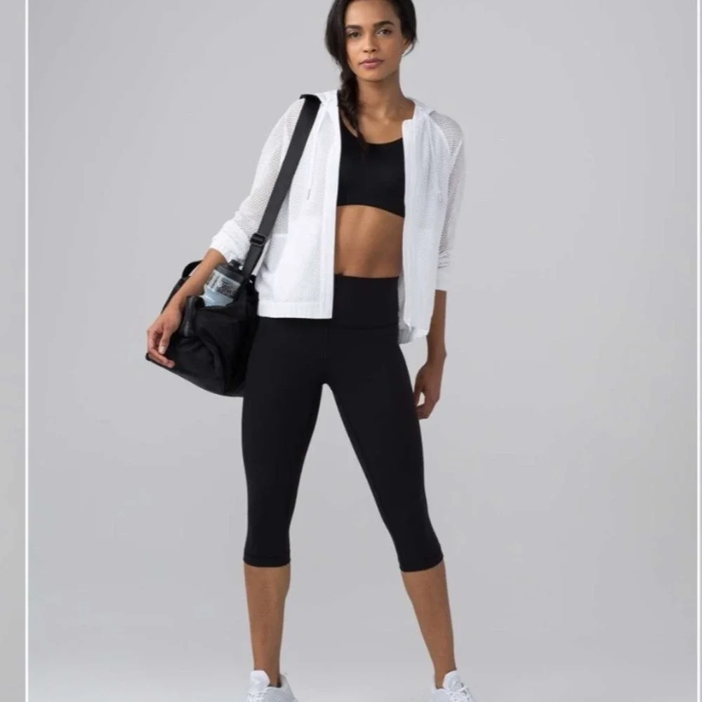 Lululemon Mesh on‎ Mesh Jacket Off White
